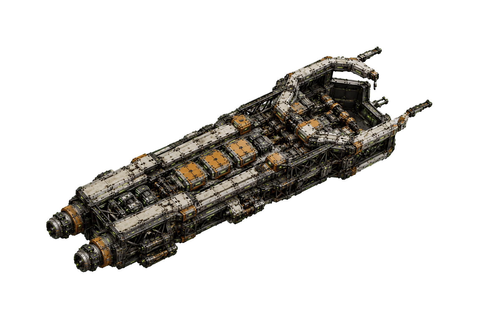Matter Claimer, Keth Fabricators combat hull