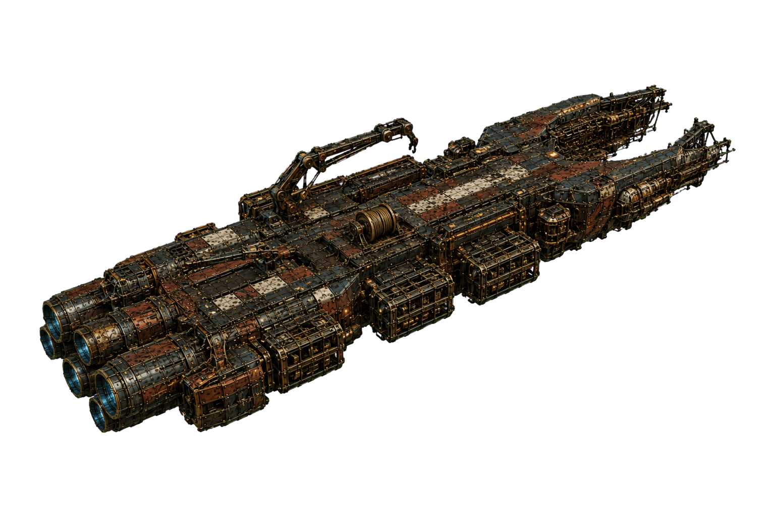 Recovery Barge, Ossuary Exchange combat hull